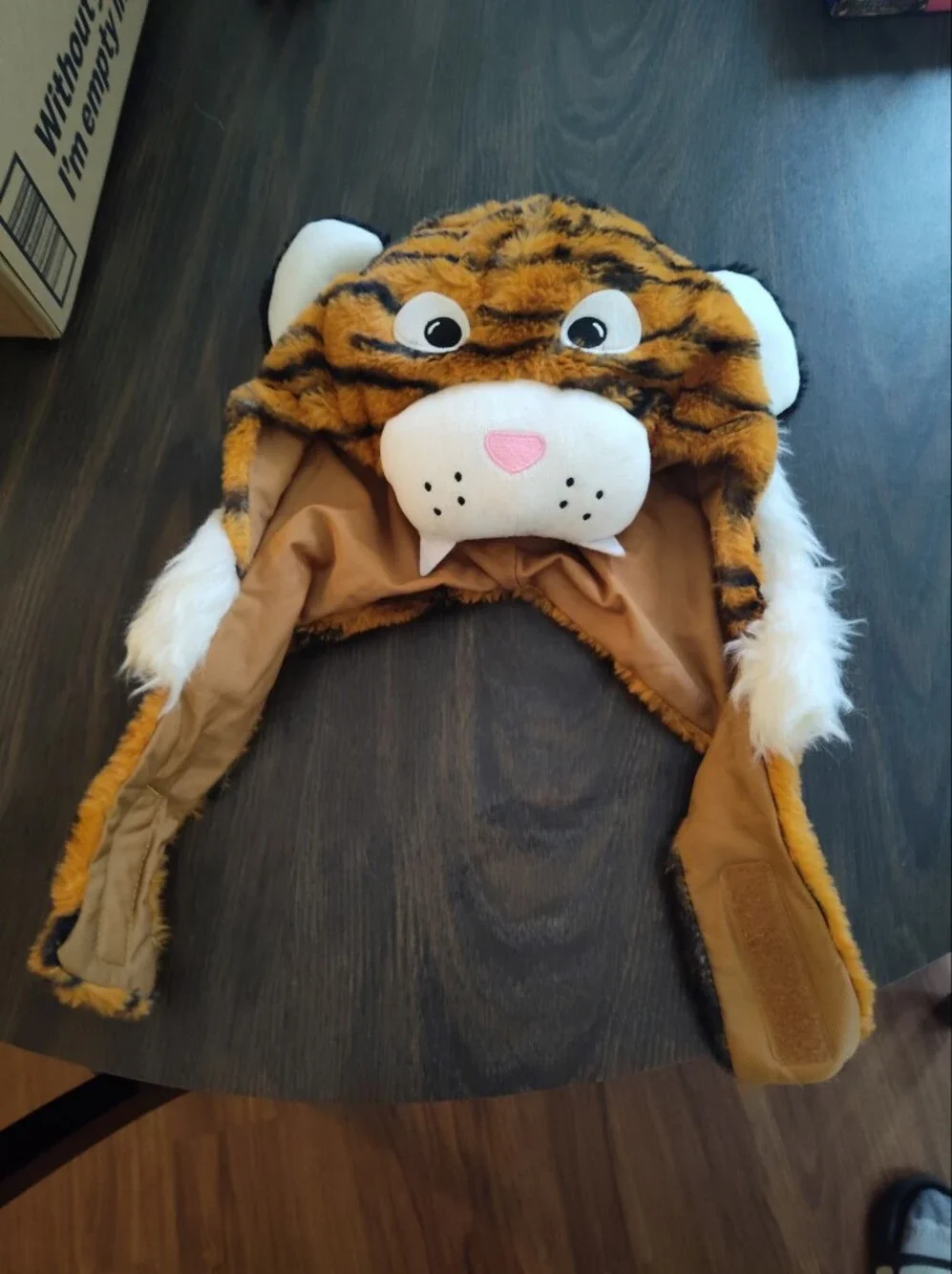 Tiger Plush Costume For Doggos